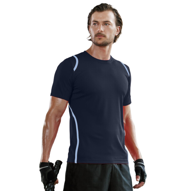 Gamegear ® cooltex® t-shirt met korte mouwen / herensportkleding UTFK386_navylightblue large