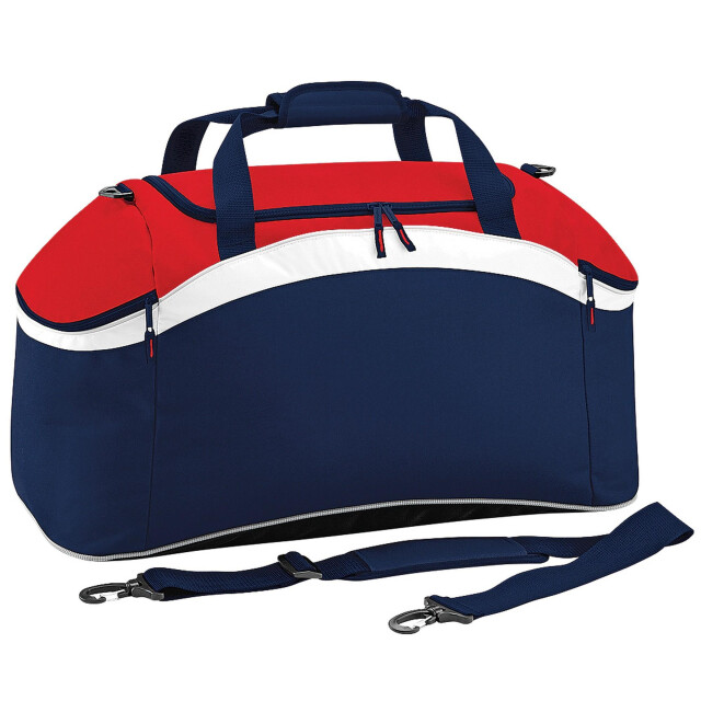 Bagbase Teamwear weekendtas UTFK1286_frenchnavyclassicredwhite large