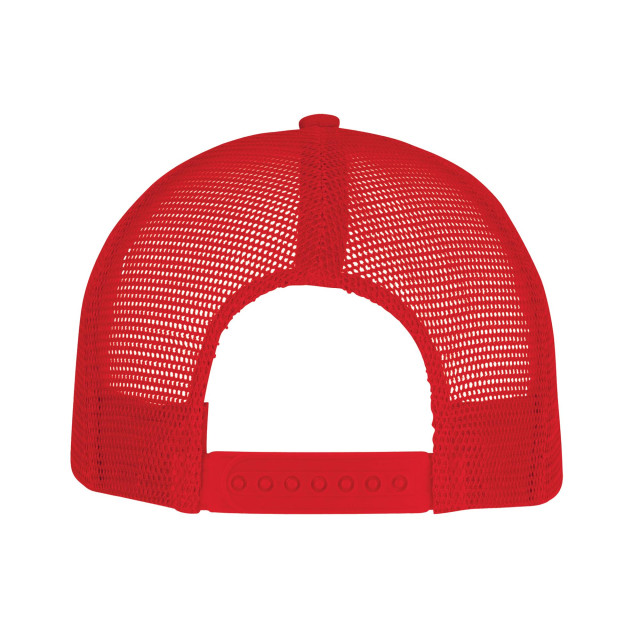 Beechfield Snapback trucker-cap voor volwassenen UTFK1457_classicredwhite large