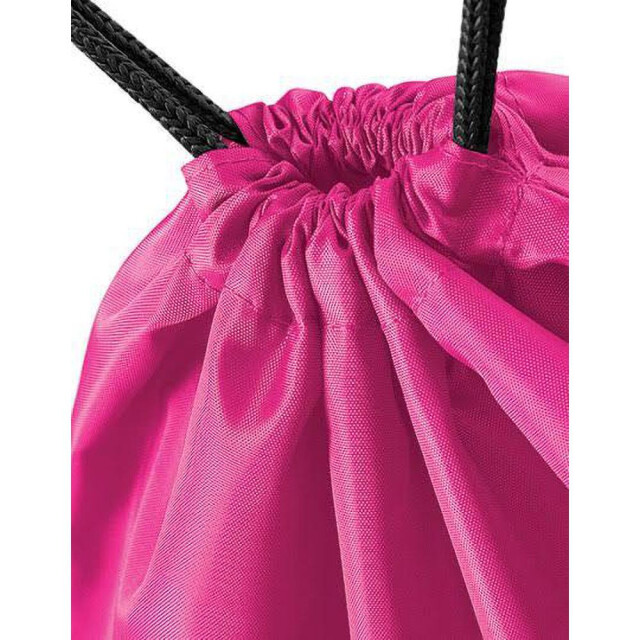 Bagbase Budget waterbestendige sport gymsac-trekkoordzak (11 liter) UTFK212_fuchsia large