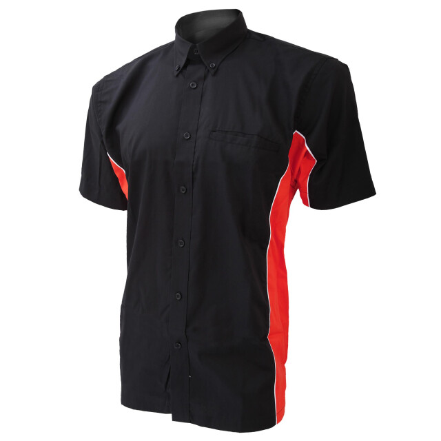 Gamegear Herensporters shirt met korte mouwen / herensportkleding UTFK372_blackredwhite large