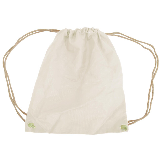 Westford Mill Katoenen gymsac-zak 12 liter UTFK958_natural large