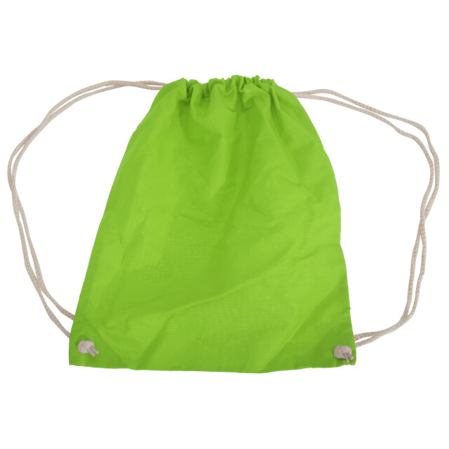 Westford Mill Katoenen gymsac-zak 12 liter UTFK958_lime large