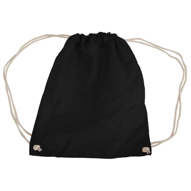 Westford Mill Katoenen gymsac-zak 12 liter UTFK958_black large