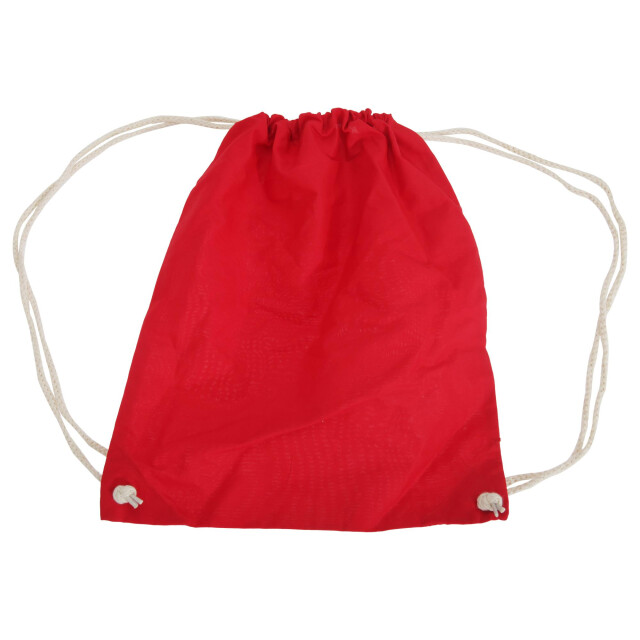 Westford Mill Katoenen gymsac-zak 12 liter UTFK958_classicred large