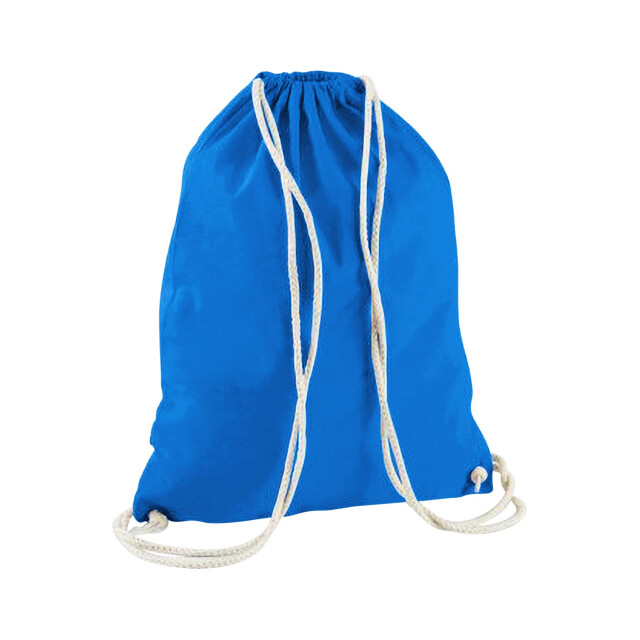 Westford Mill Katoenen gymsac-zak 12 liter UTFK958_sapphireblue large