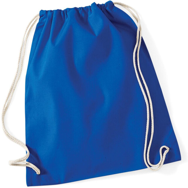 Westford Mill Katoenen gymsac-zak 12 liter UTFK958_brightroyal large