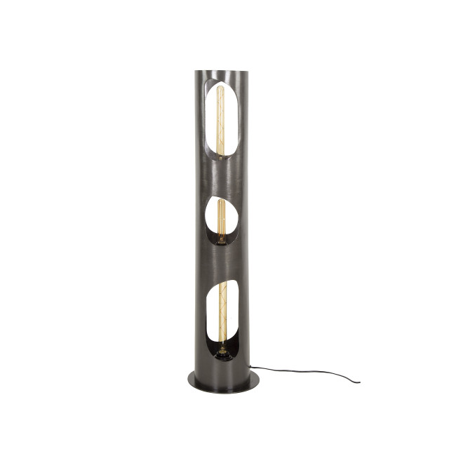 Hoyz vloerlamp Ø25 organic cylinder l 3l nikkel 2911557 large