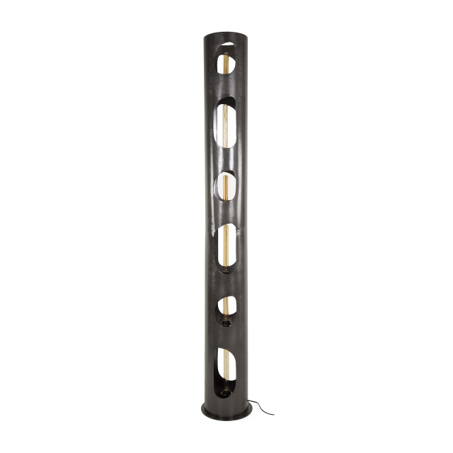 Hoyz vloerlamp organic Ø30 cylinder xxl nikkel 2911559 large