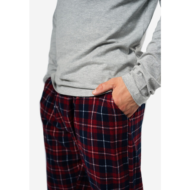 Phil & Co Heren pyjamabroek lang geruit flanel PH-449-00B large