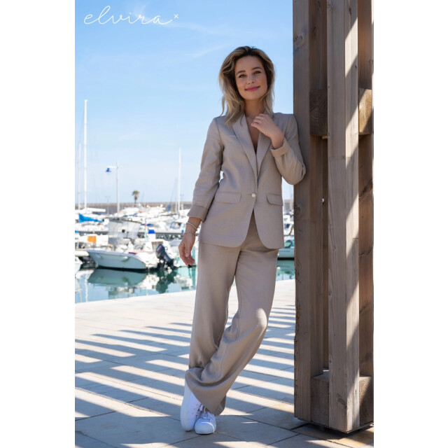 Elvira Collections Blazer maya zand 4549.04.0022 large