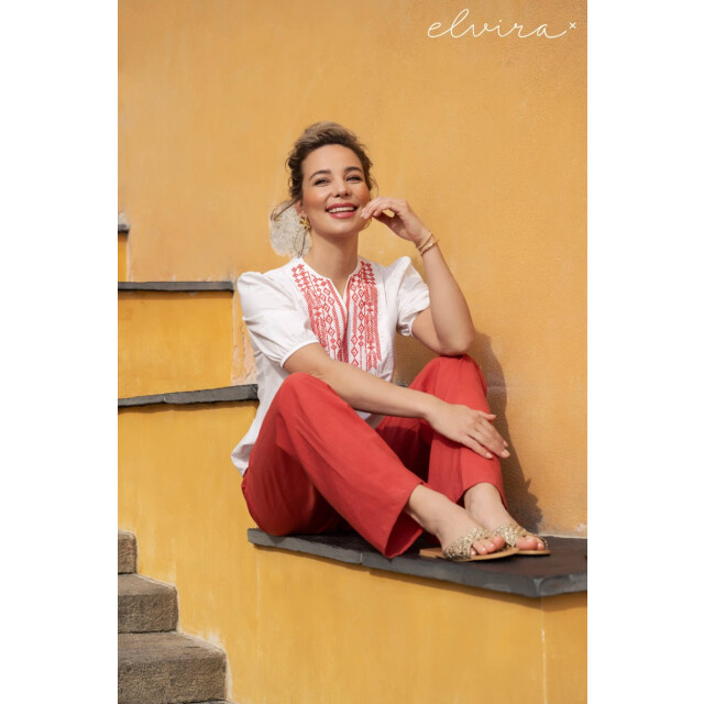 Elvira Collections Blouse inaya off-white 4319.02.0047 large