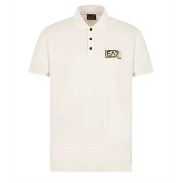 EA7 Polo s24 xv rainy ecru 3DPF02 PJ5AZ large