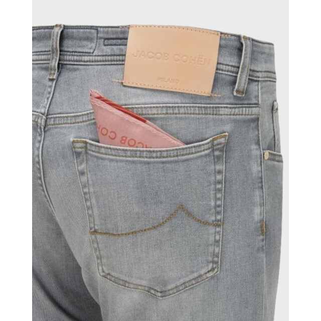 Jacob Cohën Nick model slim fit stretch jeans Jacob Cohen Nick Model Slim Fit Stretch Grijs Jeans large