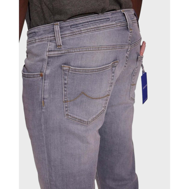 Jacob Cohën Nick model slim fit stretch jeans Jacob Cohen Nick Model Slim Fit Stretch Grijs Jeans large