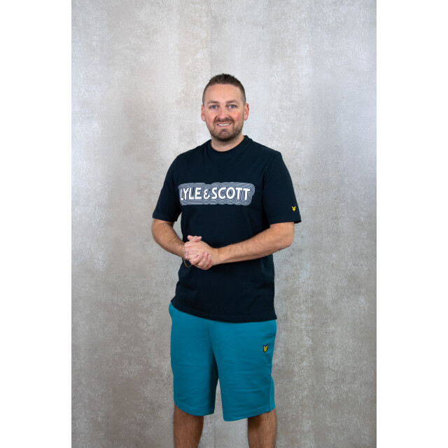 Lyle and Scott Vibrations print t-shirt 100.30.1106 large