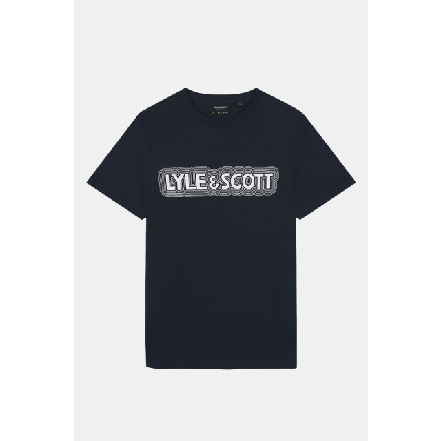 Lyle and Scott Vibrations print t-shirt 100.30.1106 large