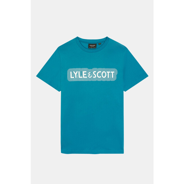 Lyle and Scott Vibrations print t-shirt 100.30.1105 large