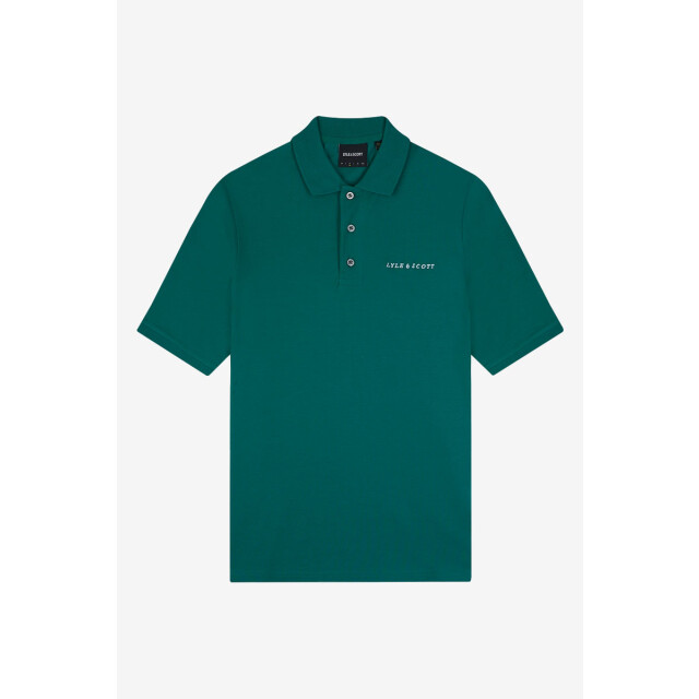 Lyle and Scott Embroidered polo t-shirt 110.40.0211 large