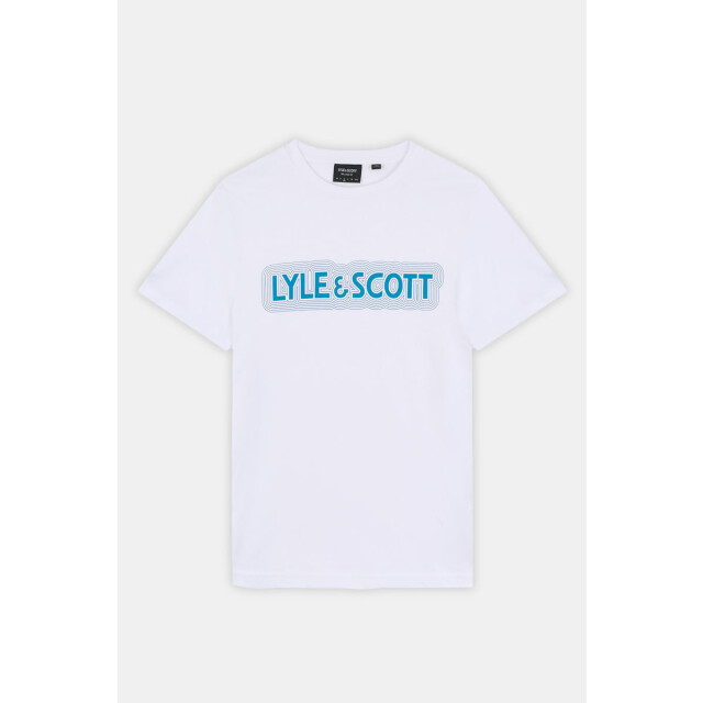 Lyle and Scott Vibrations print t-shirt 100.00.0984 large
