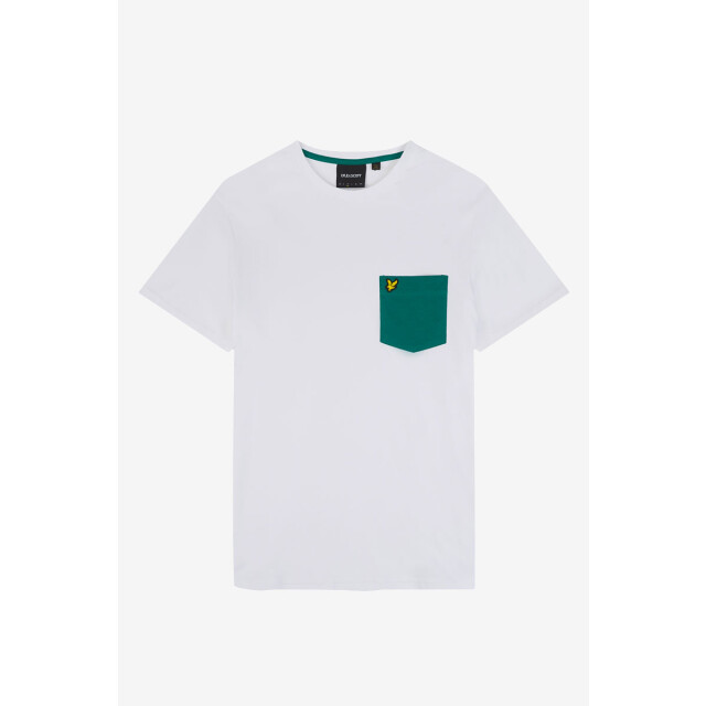 Lyle and Scott Contrast pocket t-shirt 100.00.0917 large
