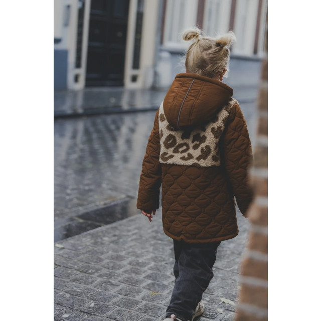 Looxs Revolution Parka little caramel teddy voor meisjes in de kleur 2431-7230-871 large