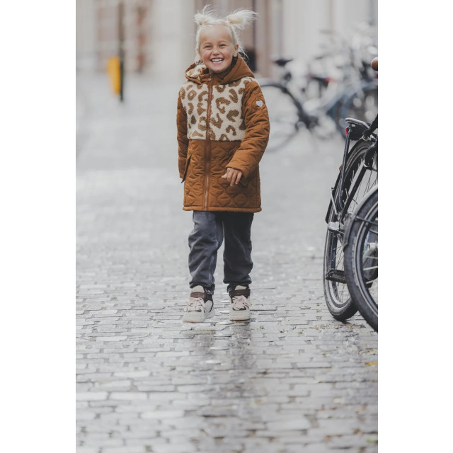 Looxs Revolution Parka little caramel teddy voor meisjes in de kleur 2431-7230-871 large