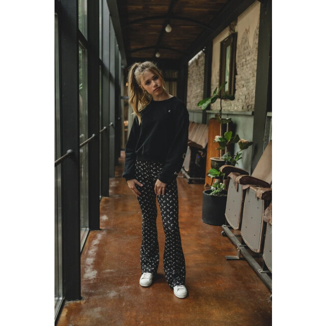 Looxs Revolution Flared broekje dark moon voor meisjes in de kleur 2433-5688-136 large