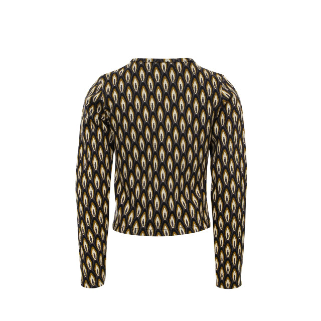 Looxs Revolution Fancy top graphic print en keyhole voor meisjes in de kleur 2433-5480-305 large