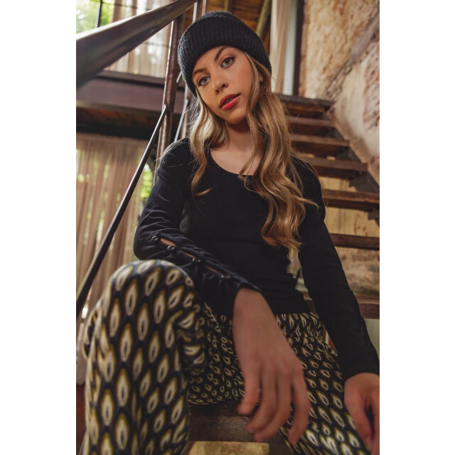 Looxs Revolution Rib jersey top voor meisjes in de kleur 2433-5424-099 large