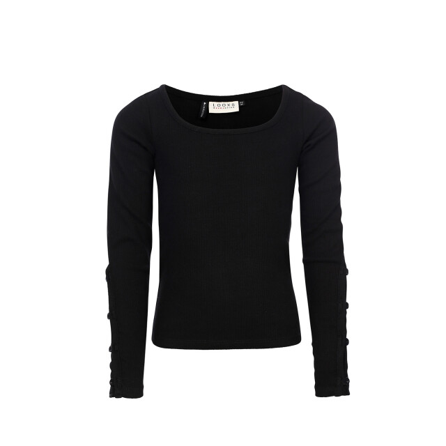 Looxs Revolution Rib jersey top voor meisjes in de kleur 2433-5424-099 large