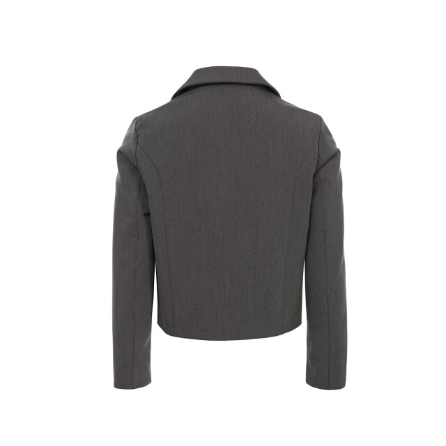 Looxs Revolution Cropped blazer grey melee voor meisjes in de kleur 2432-5048-006 large