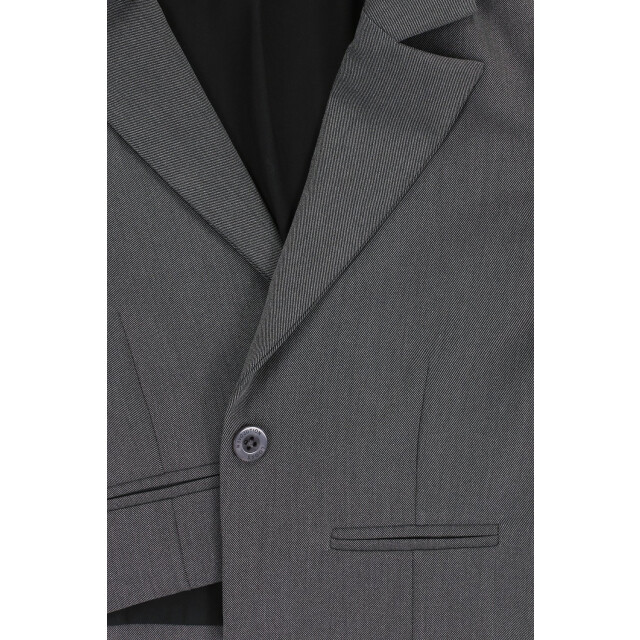 Looxs Revolution Cropped blazer grey melee voor meisjes in de kleur 2432-5048-006 large