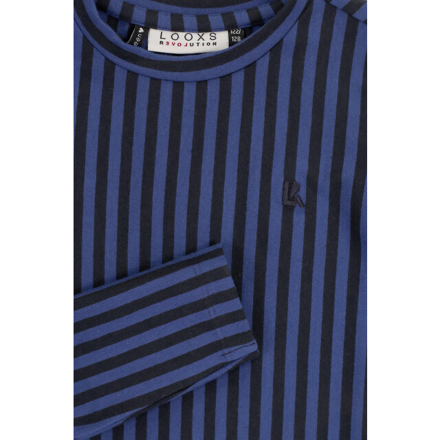Looxs Revolution Longsleeve slim-fit vertical stripe voor meisjes in de kleur 2431-5406-145 large