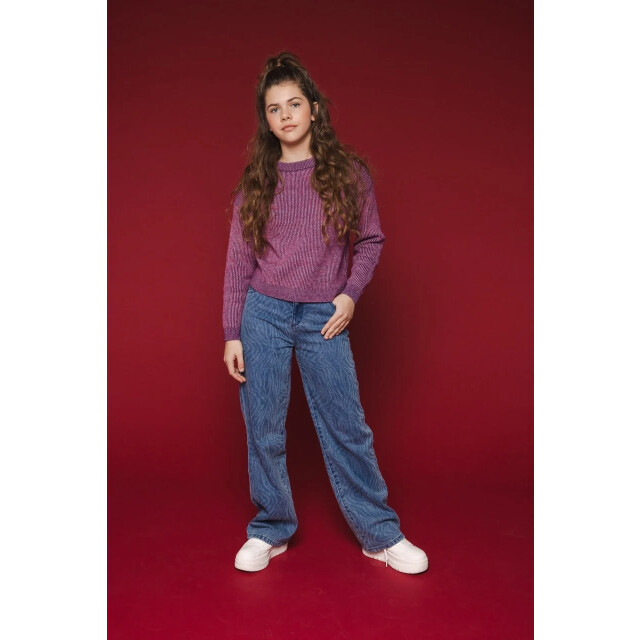 Looxs Revolution Gebreide trui pink voor meisjes in de kleur 2431-5302-286 large