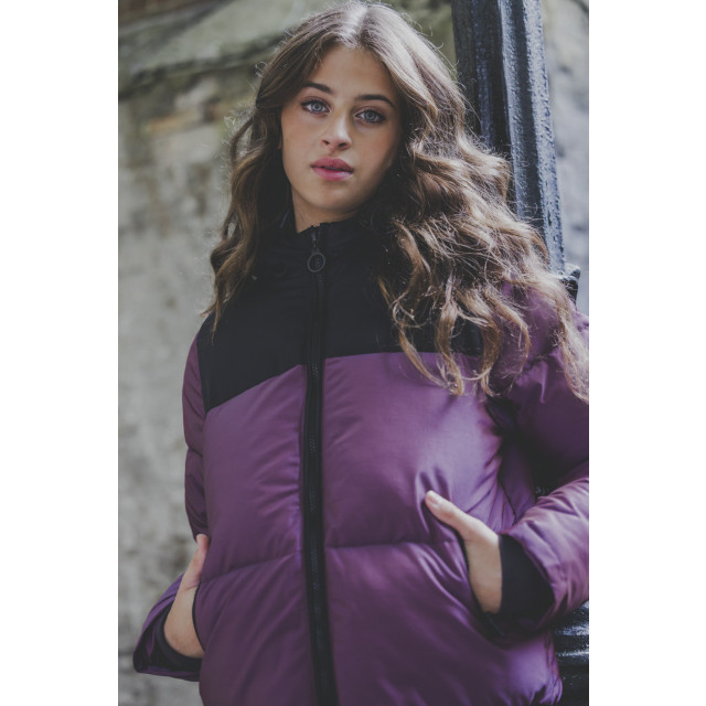 Looxs Revolution Winterjas gewatteerd purple voor meisjes in de kleur 2431-5211-595 large