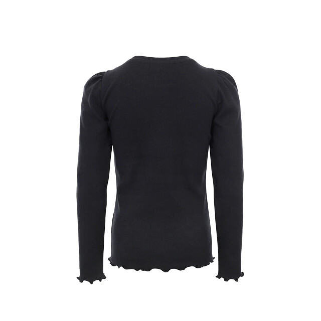 Looxs Revolution Longsleeve rib jersey graphite voor meisjes in de kleur 2431-7442-094 large