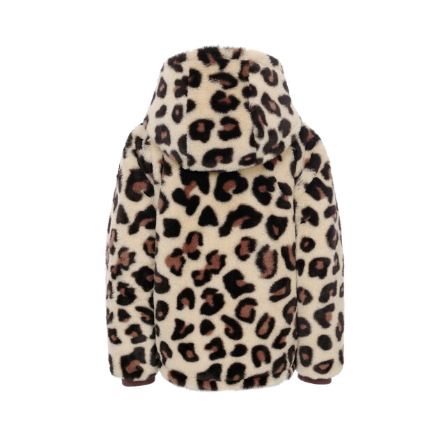 Looxs Revolution Reversibel winterjas big leopard voor meisjes in de kleur 2431-7220-452 large