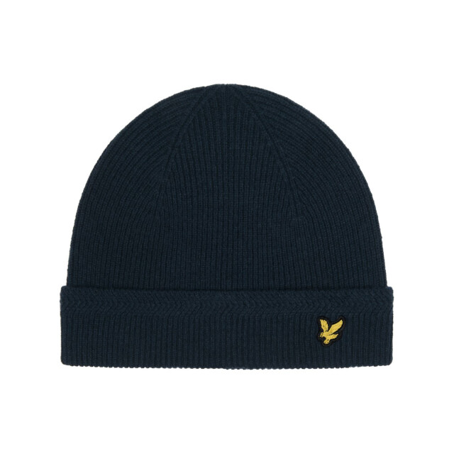 Lyle and Scott racked ribbed beanie muts sportcasual - 057758_240-ONE large