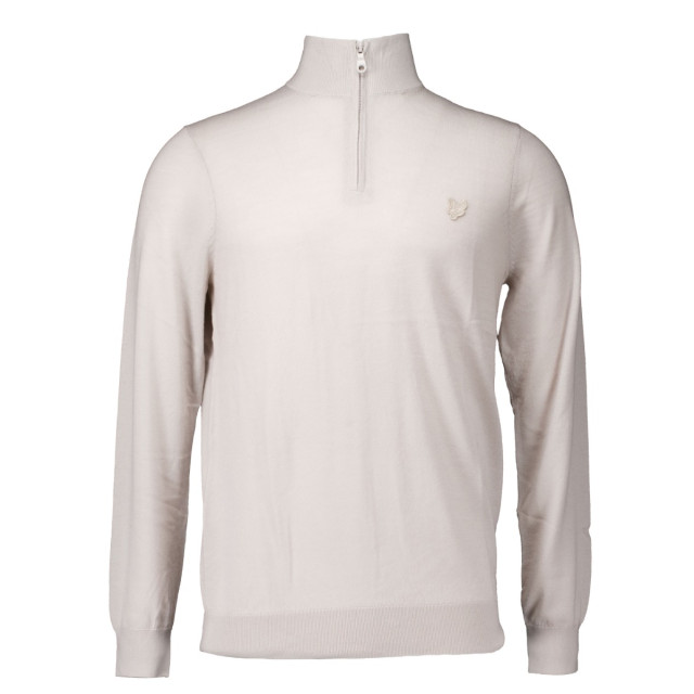 Lyle and Scott Lyle&scott tonal eagle merino quarter zip jumper truien kn2122vc KN2122VC large