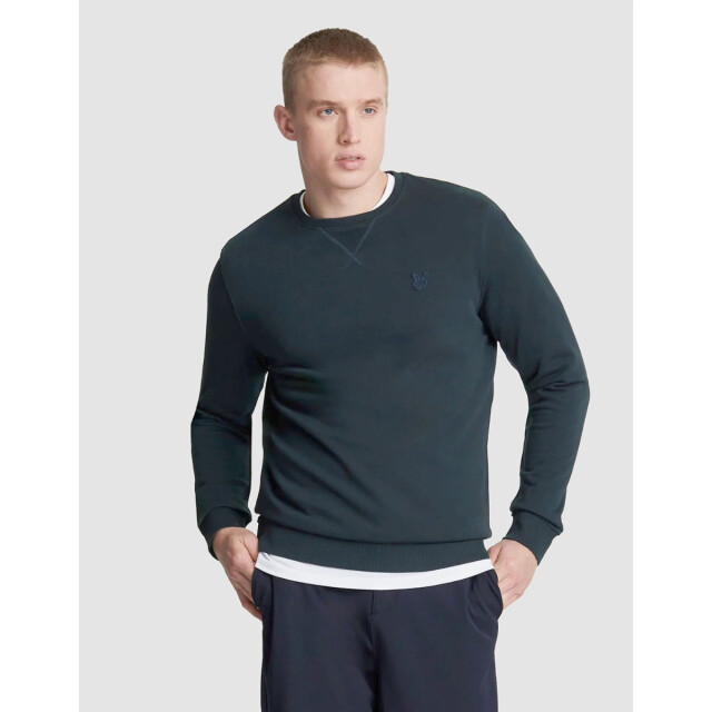 Lyle and Scott Lyle&scott tonal eagle crew neck sweaters ml424ton ML424TON large