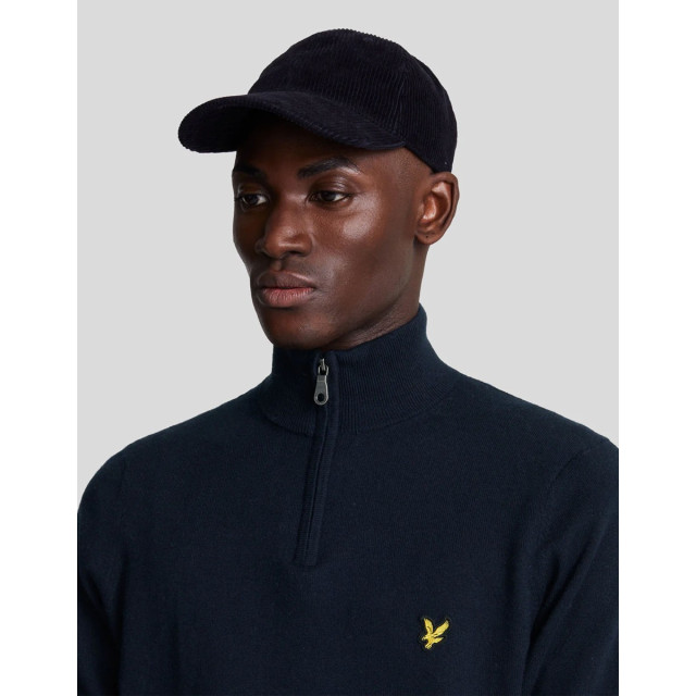 Lyle and Scott Lyle&scott cotton merino quarter zip truien kn2112vc KN2112VC large