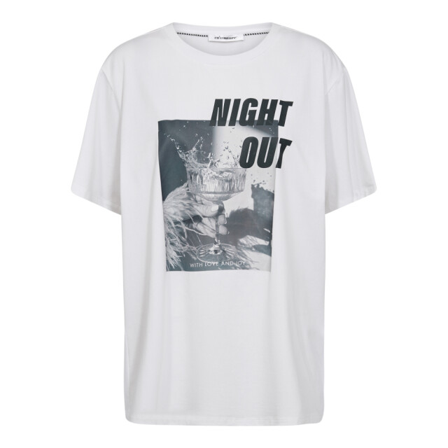 Co'Couture Cc night out oversize tee CC Night out Oversize Tee/4000 White large
