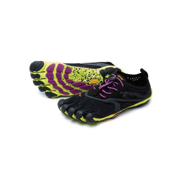 Vibram V-run 16w3105 black/yellow/purple V-Run 16W3105 Black/Yellow/Purple large