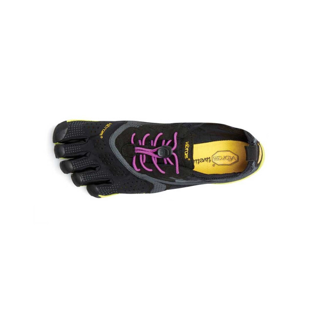 Vibram V-run 16w3105 black/yellow/purple V-Run 16W3105 Black/Yellow/Purple large
