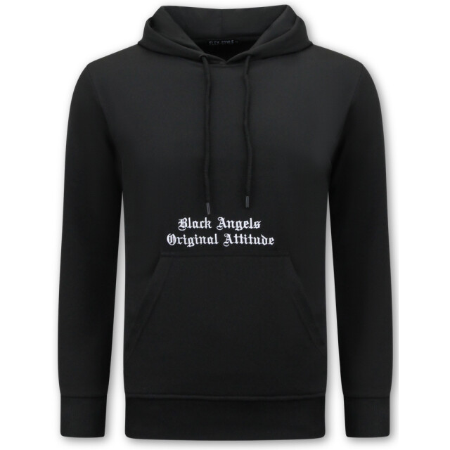 Top-Star Hoodies oversized black angels 3181 large