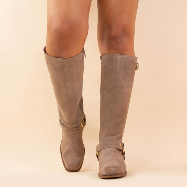 DWRS Label Cowboyboots 285 jefferson dames leer 28537TAUPE large