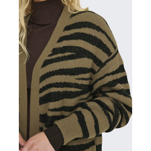 Jacqueline de Yong Lorraine animal l/s long cardigan 15328366 large