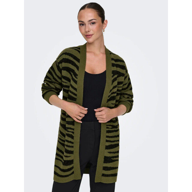 Jacqueline de Yong Lorraine animal l/s long cardigan 15328366 large