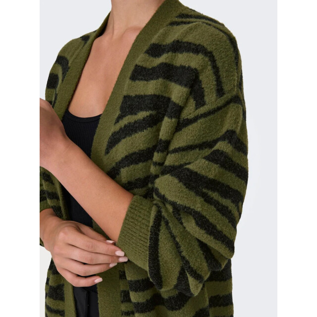 Jacqueline de Yong Lorraine animal l/s long cardigan 15328366 large